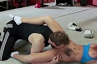 Perv submits stunning blonde with his skilled tongue