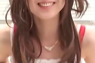 Rika Sakurai arouses her crack before getting sucked cock in it - More at