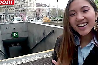 LETSDOEIT - Asian Teen Tourist Has POV Sex Abroad With Local Guy - May Thai & Charlie Dean