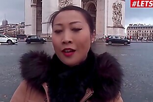 LETSDOEIT - Asian Teen Sharon Lee Is Super Ass Fucked By a French Cock