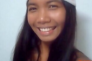 HD Christmas xmas porno deepthroat throatpie video from Thai teen Heather Deep