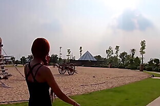 Lucky Guy Enjoys Indoor And Outdoor Fun With Thai Cherry