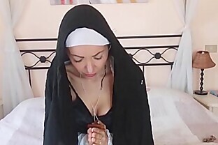 the cloistered nun seems tired of chastity