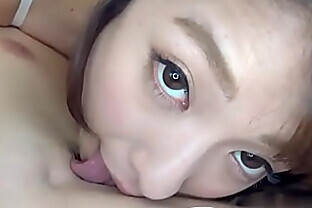 Japanese Asian Tongue Spit Face Nose Licking Sucking Kissing Handjob Fetish - More at