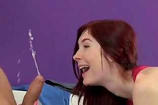 Hardcore Pissing - Czech Redhead fucked and more!