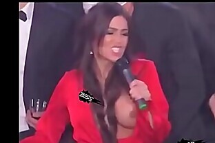 Singer nipslip on television show
