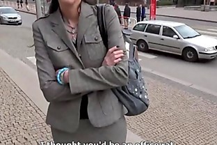 Czech MILF Secretary Picked up and Fucked